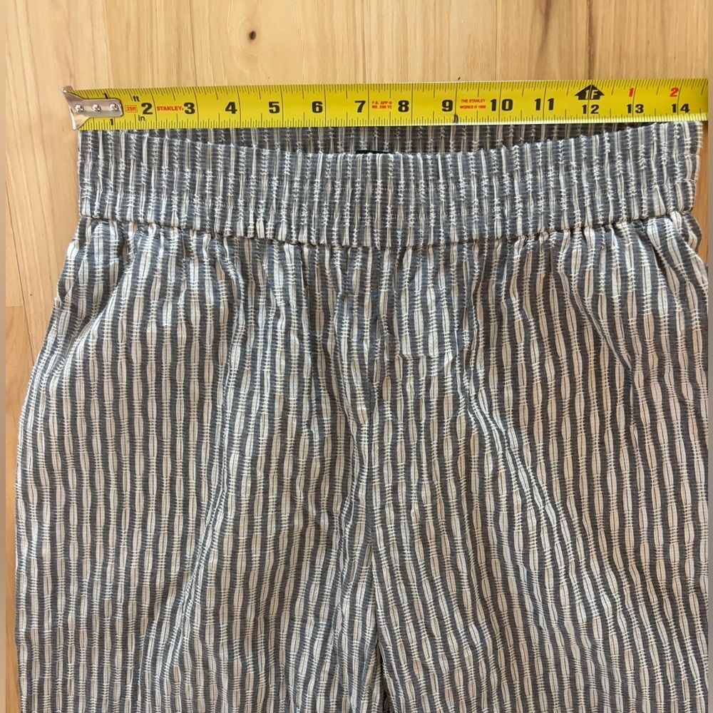 Express Wide Leg Pant Pinstripe Pattern Casual Lightweight Sz Small - Picture 8 of 10